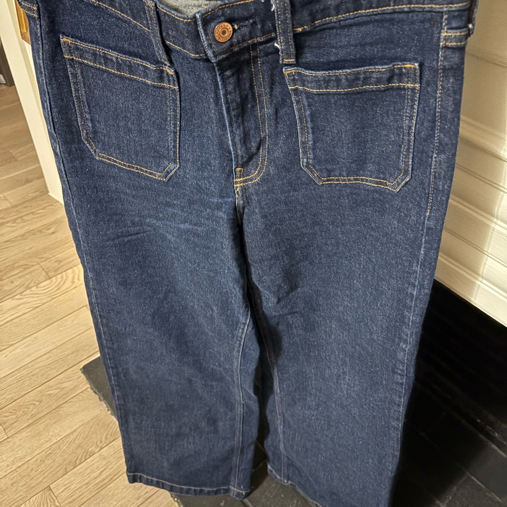 Gap Dark Wash Wide Leg Jeans